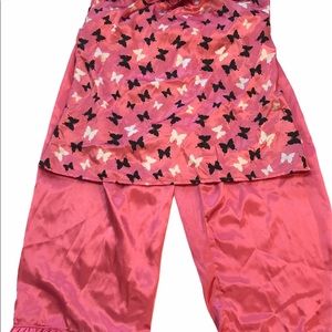 Girls silky Capri pajamas